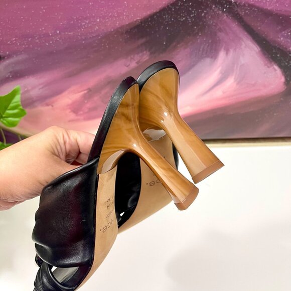 Vince Women's Qiqi Slip On Embellished High Heel Sandals in Black Size 6.5 - Picture 11 of 14